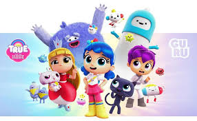 Flying Over The Rainbow Guru Studio S Creation Of True And The Rainbow Kingdom Rainbow Over The Rainbow Rainbow Birthday