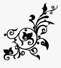 Bunga, perbatasan bunga indah, perbatasan bunga merah muda dan kuning, perbatasan, lukisan cat air png. Floral Bunga Png Black And White Clipart Image Flower Pattern Png Free Transparent Clipart Clipartkey