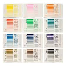 color chart para a melimelopress risograph risography