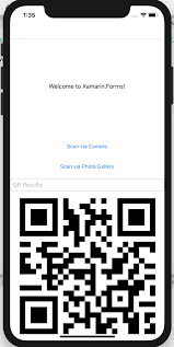 Your photo library will display. Scan A Qr Code From Image Only Not From Live Camera