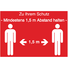 Danach fügen sie eigene inhalte ein und passen das layout an. Abstand Halten Schilder Markierung Online Bestellen Seton