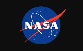 The logo of the united states' national commonly known as the meatball logo, it depicts the name nasa written in white along with white stars. Why Nasa Needs A New Logo Space