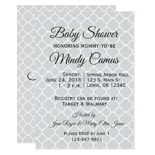 Elegant Gray Baby Shower Invitation Custom Babyshower Invitations Make Your Spe Gray Baby Shower Invitations Custom Baby Shower Invitations Baby Invitations