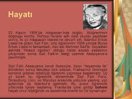 Sait Faik Abasiyanik Ppt Indir