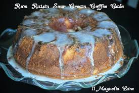 Cool completely, then remove the baking parchment, wrap loosely in clean baking parchment and store in an airtight tin. Rum Raisin Sour Cream Coffee Cake The Perfect Fall Dessert 11 Magnolia Lane