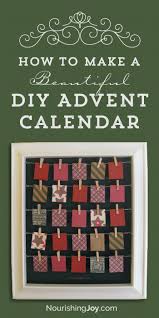 Advent calendars are a fun way to get in the spirit of the holidays, especially if there are young a beautiful and simple idea for an easy diy advent calendar is to use boxes wrapped with pretty paper, numbered with the individual days, and pinned to a board. 25 Days Of Service Advent Calendar Nourishing Joy