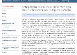 Ssm, protecţia muncii, medicina muncii, verificare pram etc  reprezentarea societăţii în relaţia cu anaf. News Contractele Individuale De MuncÄ Cu Timp ParÈial In AtenÈia Inspectorilor Itm Cabinetexpert Ro Blog Contabilitate