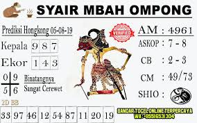 Syair Togel Hongkong Hari Ini 05 Agustus 2019 Binatang Pengikut Shio