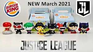 A gift that is more valuable: New Burger King Justice League Unboxing All 8 Characters March 2021 Germany Youtube