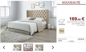 Capitonnée pour un style baroque, en acacia pour un aspect tropical avec songma, dotée de rangements pour une touche de modernité., la tête de lit 160 ou 140 se décline dans. Tete De Lit Capitonnee Massimo Tissu Pas Cher Tete De Lit Vente Unique Iziva Com