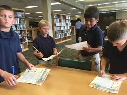 Students visit library to celebrate Library Card Sign-Up Month