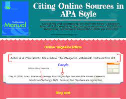 This Is How To Cite Online Sources In Apa Format Educational Technology Student Guide Citing Sources
