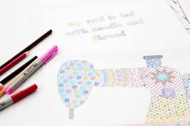 Coloringanddrawings.com provides you with the opportunity to color or print your sewing model drawing online for free. Free Sewing Coloring Pages See Kate Sew