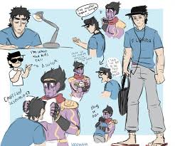 College Kid Jotaro By 1000butts Jojo Bizzare Adventure Jojo Anime Jojo Bizarre