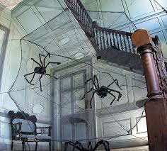 12 Foot Black Spider Web With Giant Spiders Halloween Door Decorations Halloween Spider Decorations Classy Halloween Decor