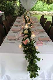 How to make evergreen garland. 41 Best Garland Table Runners Ideas Garland Table Runner Wedding Table Wedding Decorations