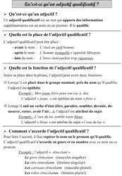 Les leçons comment trouver l adjectif qualificatif dans phrase ce2. L Adjectif Qualificatif Sequence 1 Pour Des Cm La Classe Des Gnomes