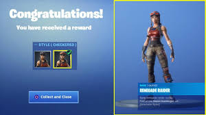 We have high quality images available of this skin the renegade raider skin is a rare fortnite outfit from the storm scavenger set. The New Renegade Raider Skin In Fortnite Checkered Style Youtube