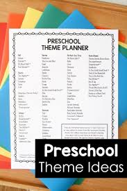 Themes Lesson Plans For Toddlers Preschool Lessons Toddler Lessons