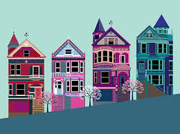 Check spelling or type a new query. San Francisco Painted Ladies Print By Natalie Singh Notonthehighstreet Com