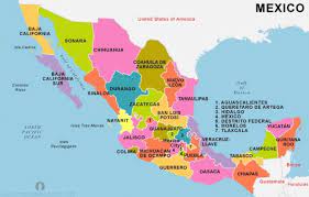 Conocer más sobre la realidad de nuestro mundo. Mapa De La Republica Mexicana Con Nombres Informacion Imagenes