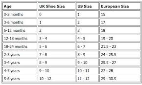 Baby Shoe Sizing Chart Haydee And Koko