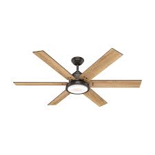 And on the other hand, it can decorate your house better. Hunter 60 Warrant Noble Bronze Ceiling Fan With Light Kit And Wall Control Walmart Com Walmart Com