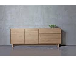 Ethnicraft C Products Sideboards Oak Wave Sideboard Retro Furniture Oak Furniture Oak Sideboard
