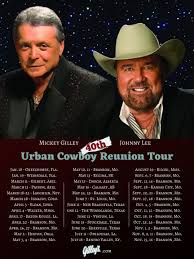 This ranked poll of films with cowboy in the title includes movies like midnight cowboy, urban cowboy, and drugstore cowboy. Mickey Gilley And Johnny Lee Announce The Urban Cowboy Reunion Tour 117 Entertainment Group