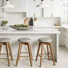Shop online for queen, full, and twin beds for kids at rooms to go. Nathan James Amalia Swivel 26 Counter Stool Wayfair Backless Bar Stools Solid Wood Kitchens Stools For Kitchen Island