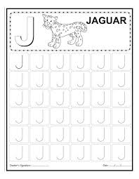 J Is For Jaguar Worksheet Preschool And Kindergarten And Firstgrade Kindergarten Worksheets Printable Letters Preschool Worksheets