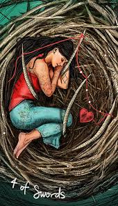 This card is generally considered positive. Light Seer S Tarot Meanings 4 Of Swords The Light Seer S Tarot Chris Anne Tarot Cards And Meanings