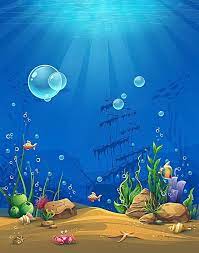 Lua Arte Celebracao Design Background Underwater Painting Underwater Cartoon Cartoon Background