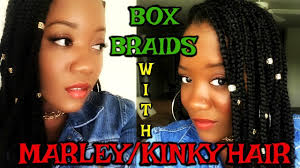 Women like trying new hairstyles quite so, what can possibly stop you from trying box braids with marley hair? Box Braids Using Marley Hair Youtube