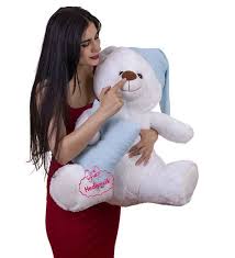 Ayi Oyuncak Ayi 80 Cm Pelus Sevimli Uykucu Ayi Yastigi Ve Sapkasi Ile Uyku Arkadasi 2 Renk Secenegi Mavi Pembe Hediyecik Com Tr Online Oy Renkler Pembe Pelus