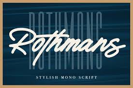 We have a huge range of script products olwas & extra fonts olwas script is a modern calligraphy font. Rothmans Font Duo Free Version Script Font Bundles Lettering