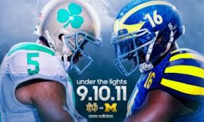 notre dame michigan preview under the lights 9 10 2011