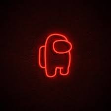Among Us Character Neon Sign Head Turning Insanely High Quality Custom Neon Sign All Made By Hand Regardles Neon Signs Neon Wallpaper Wallpaper Iphone Neon