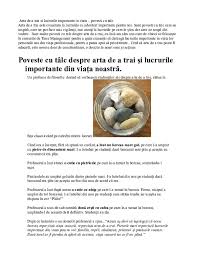 Arta de a muri ghid practic în vederea trecerii cu succes prin experiența morții. Doc Arta De A Trai Ropotan Alexandru Dan Academia Edu