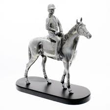 Maybe you would like to learn more about one of these? Horse Rider Pewter Plated Statuette El Boyero