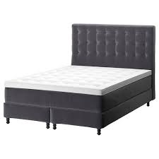 Kongsfjord Boxspring Hyllestad Stevig Tussoy Donkergrijs 180x200 Cm Ikea In 2020 Schlafcouch Bett Ideen Lesen Im Bett