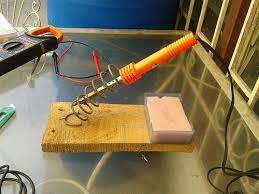 Poor Man S Soldering Iron Holder Iron Holder Diy Home Repairs