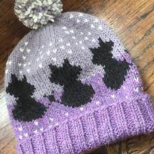 Worsted 7 Needles Free Pattern Attention Cat Lovers Here Is The Hat You Have Been Waiting For Hat Knitting Patterns Knitting Patterns Free Hats Knitting