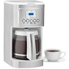 Free Shipping Buy Cuisinart Brushed Steel White 14 Cup Programmable Coffee Maker At Walmart Com Best Coffee Maker Coffee Maker Cuisinart Coffee Maker