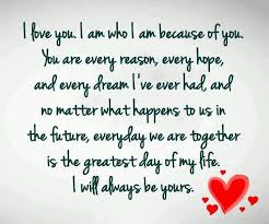 Forever love quotes for him. I Am Who I Am Because Of You Forever Love Quotes Together Forever Quotes Forever Quotes