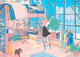 4 Twitter Bedroom Drawing Animation Art Aesthetic Anime