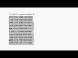 Have you lost your windows 10 product key? Microsoft Office Professional Plus 2013 Keys Youtube