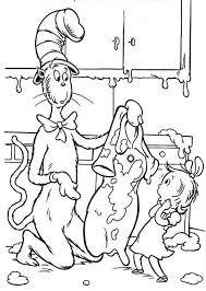 Cat in the hat color pages. Printable Cat In The Hat Coloring Pages Coloringme Com