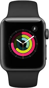 Apple Watch Series 3 Gps 38mm Space Gray Aluminum Case With Black Sport Band Apple Watch Apple Watch Series 3 Buy Apple Watch