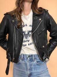 Vintage Womens Leather Motorcycle Jacket M 80 S 90 S Leather Jacket Leather Motorcycle Jacket Women Motorcycle Jacket Women Vintage Leather Jacket